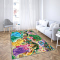 Disney Party Teppich, Teppiche - Fan Art Outdoor Teppich, gelb Teppich Wohnzimmer, Küchenteppich, Kinderzimmer, Modern