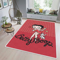 Betty Boop Love Pink Fan-Geschenk Teppich, Teppiche - Outdoor Teppich, Teppich Wohnzimmer, Küchenteppich, Kinderzimmer, Modern