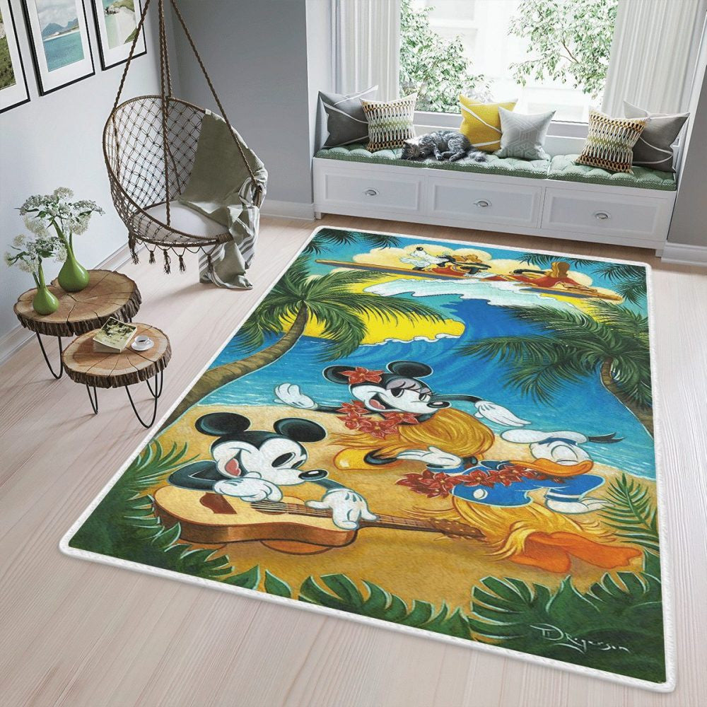 Disney Micky Maus Minnie Maus Donald Duck Goofy Teppich, Teppiche - Outdoor Teppich, Teppich Wohnzimmer, Küchenteppich, Kinderzimmer, Modern