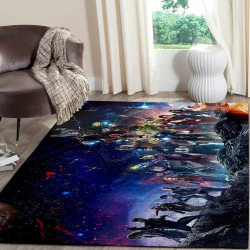 Avenger End Spielbereich Marvel Superhero V2 Teppich, Teppiche - Outdoor Teppich, Teppich Wohnzimmer, Küchenteppich, Kinderzimmer, Modern