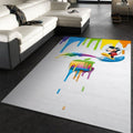 Apple Paint Micky Maus Disney Teppich, Teppiche - Outdoor Teppich, Teppich Wohnzimmer, Küchenteppich, Kinderzimmer, Modern