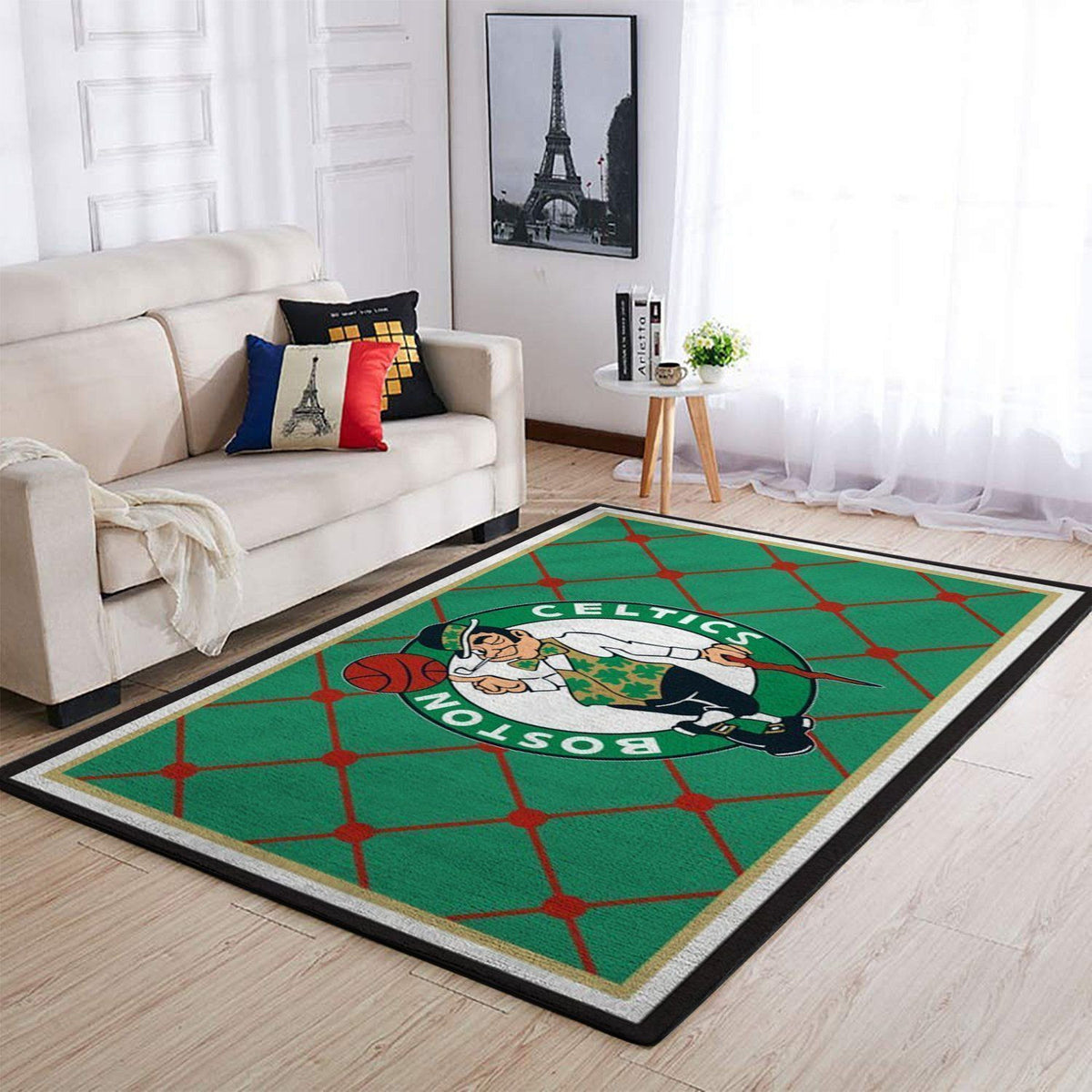 Boston Celtics Bereich NBA-Basketballteam Logo007 Teppich, Teppiche - Outdoor Teppich, Teppich Wohnzimmer, Küchenteppich, Kinderzimmer, Modern