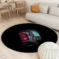 Krieg der Sterne Teppich Rund, Teppiche - Logo Outdoor Teppich Rund, Teppich Wohnzimmer, Carpet, Rug