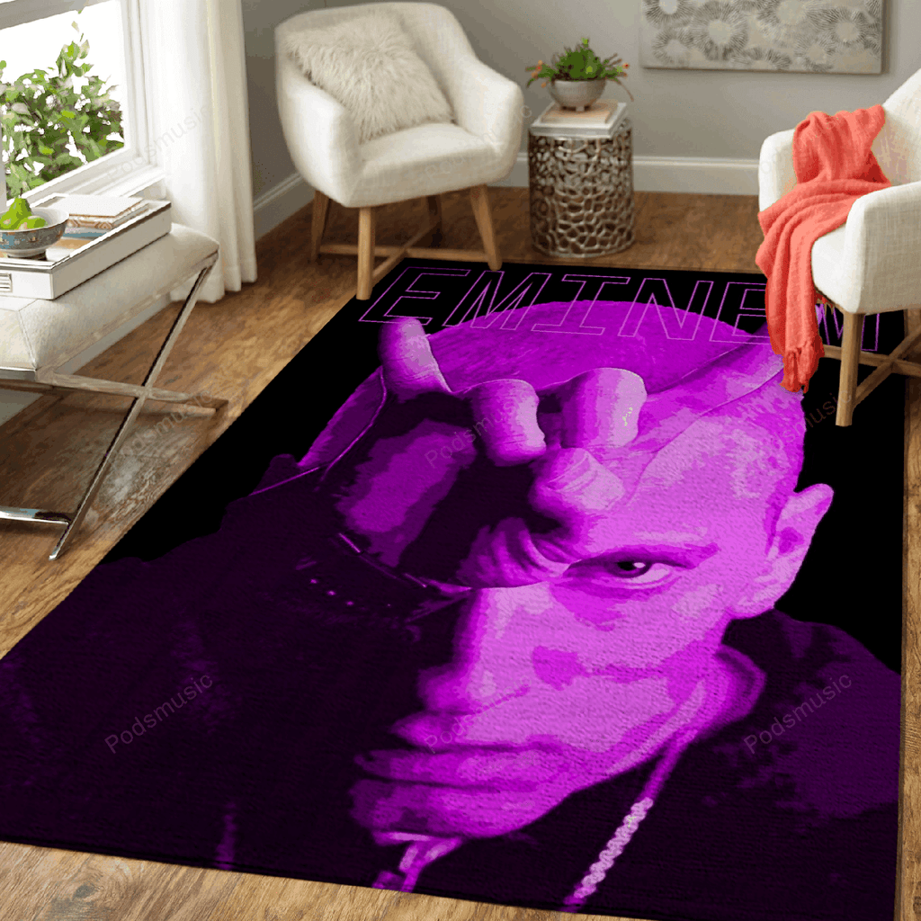 Eminem Musicwork für Fans Teppich, Teppiche - Outdoor Teppich, Teppich Wohnzimmer, Küchenteppich, Kinderzimmer, Modern