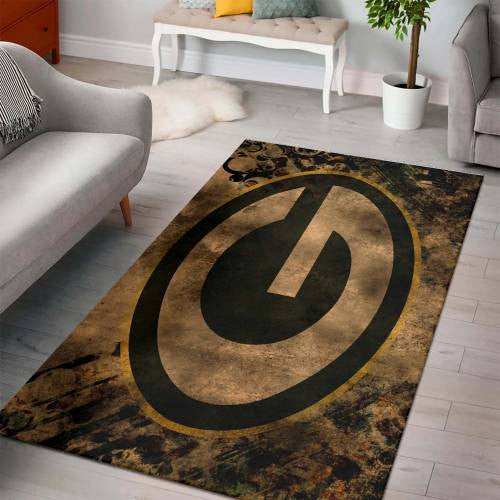 Green Bay Packers Area Nfl Football Team Logo008 Teppich, Teppiche - Outdoor Teppich, Teppich Wohnzimmer, Küchenteppich, Kinderzimmer, Modern