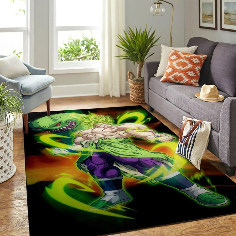 Dragon Ball Broly und Pet Teppich, Teppiche - Outdoor Teppich, Teppich Wohnzimmer, Küchenteppich, Kinderzimmer, Modern