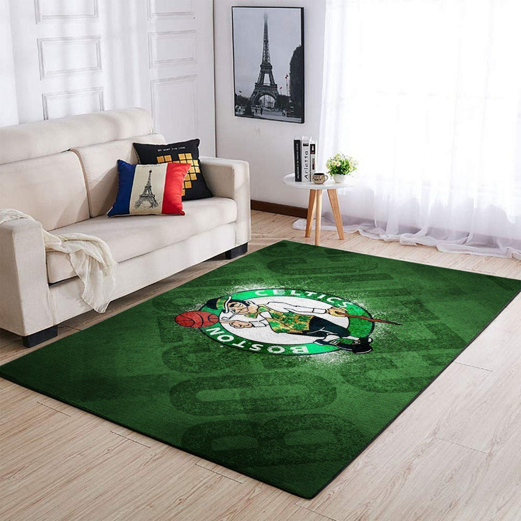 Boston Celtics-Bereichs-NBA-Basketballteam Logo013 Teppich, Teppiche - Outdoor Teppich, Teppich Wohnzimmer, Küchenteppich, Kinderzimmer, Modern