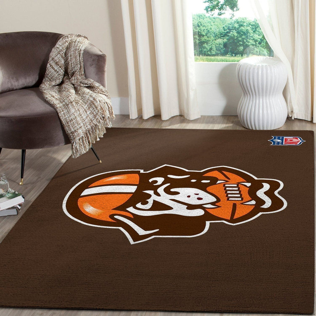 Cleveland Browns Area Nfl Football Team Logo006 Teppich, Teppiche - Outdoor Teppich, Teppich Wohnzimmer, Küchenteppich, Kinderzimmer, Modern