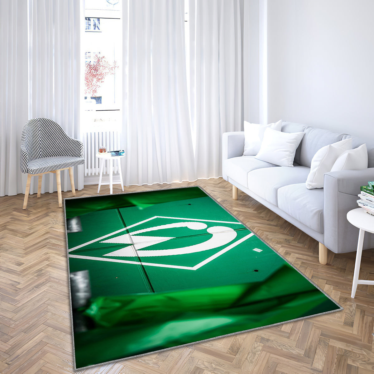 Werder Bremen Lieblingsfußballverein 26 Teppich, Teppiche - Outdoor Teppich, Teppich Wohnzimmer, Küchenteppich, Kinderzimmer, Modern