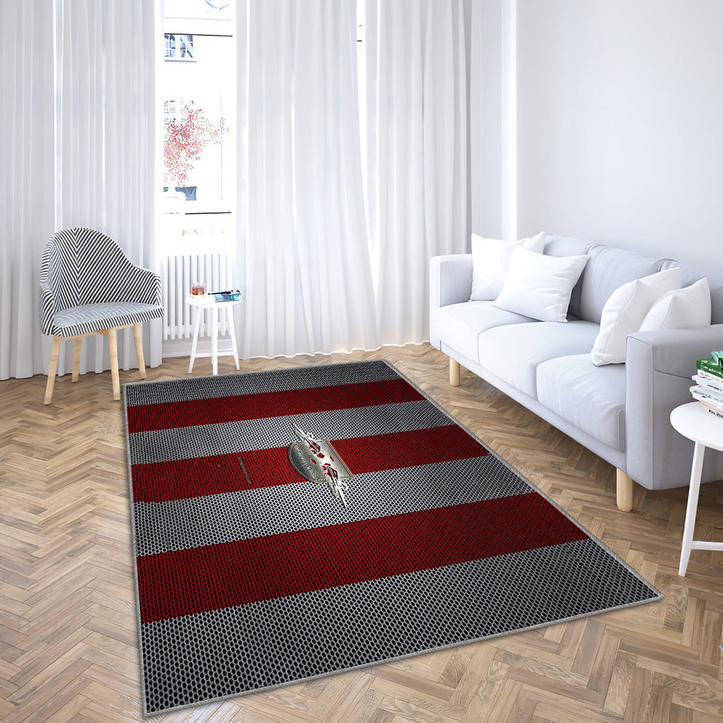 RB Leipzig Logo Teppich, Teppiche - Deutscher Fußballverein Outdoor Teppich, Teppich Wohnzimmer, Küchenteppich, Kinderzimmer, Modern