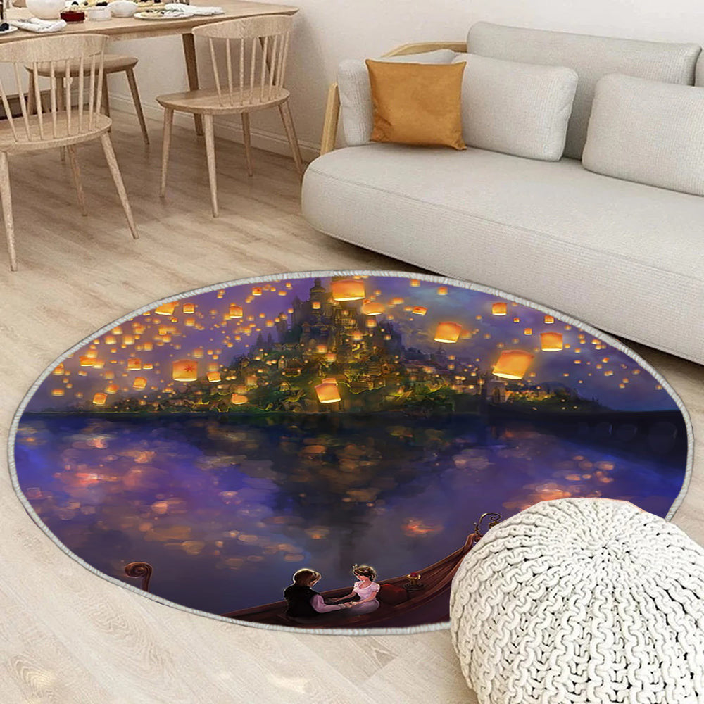 Die Lichter Teppich Rund, Teppiche - Disney Outdoor Teppich Rund, flynn Teppich Wohnzimmer, Carpet, Rug