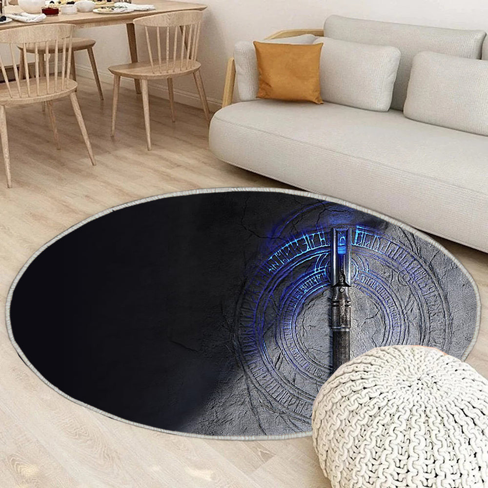 Star Wars Jedi Fallen Order Poster Teppich Rund, Teppiche - Outdoor Teppich Rund, Teppich Wohnzimmer, Carpet, Rug