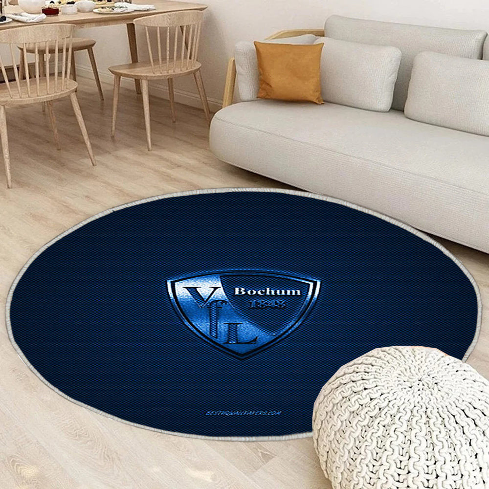 Vfl Bochum Teppich Rund, Teppiche - Deutscher Fußballverein Outdoor Teppich Rund, Bundesliga 2 Teppich Wohnzimmer, Carpet, Rug
