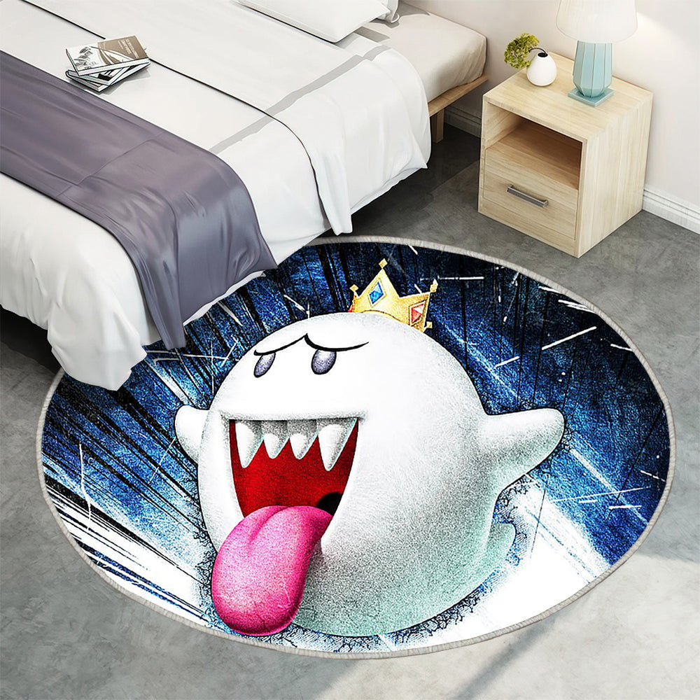 Buh Teppich Rund, Teppiche - Grunge Kunst Outdoor Teppich Rund, Monster Teppich Wohnzimmer, Carpet, Rug