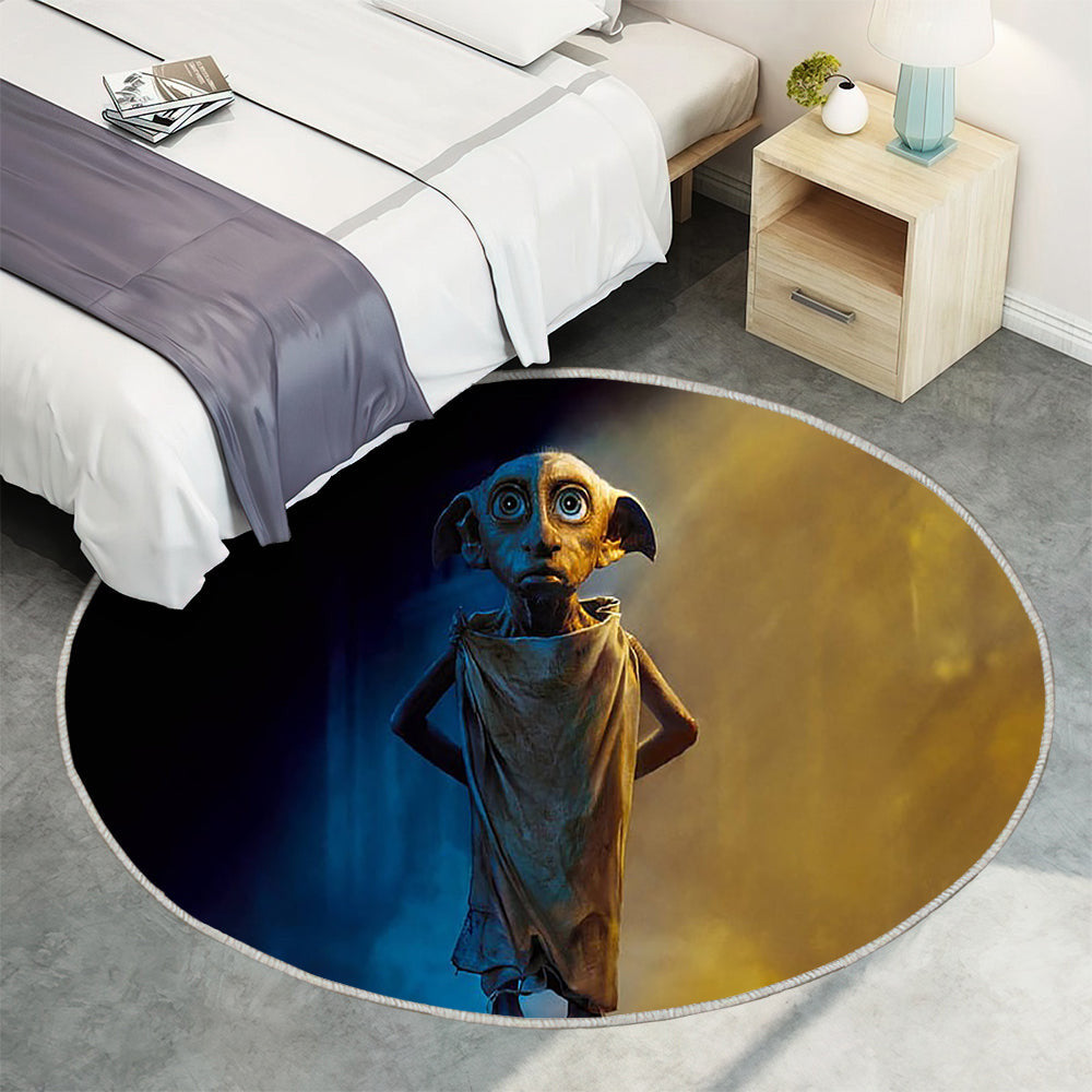 Dobby Der Hauself Harry Potter Teppich Rund, Teppiche - Dobby Outdoor Teppich Rund, das Teppich Wohnzimmer, Carpet, Rug