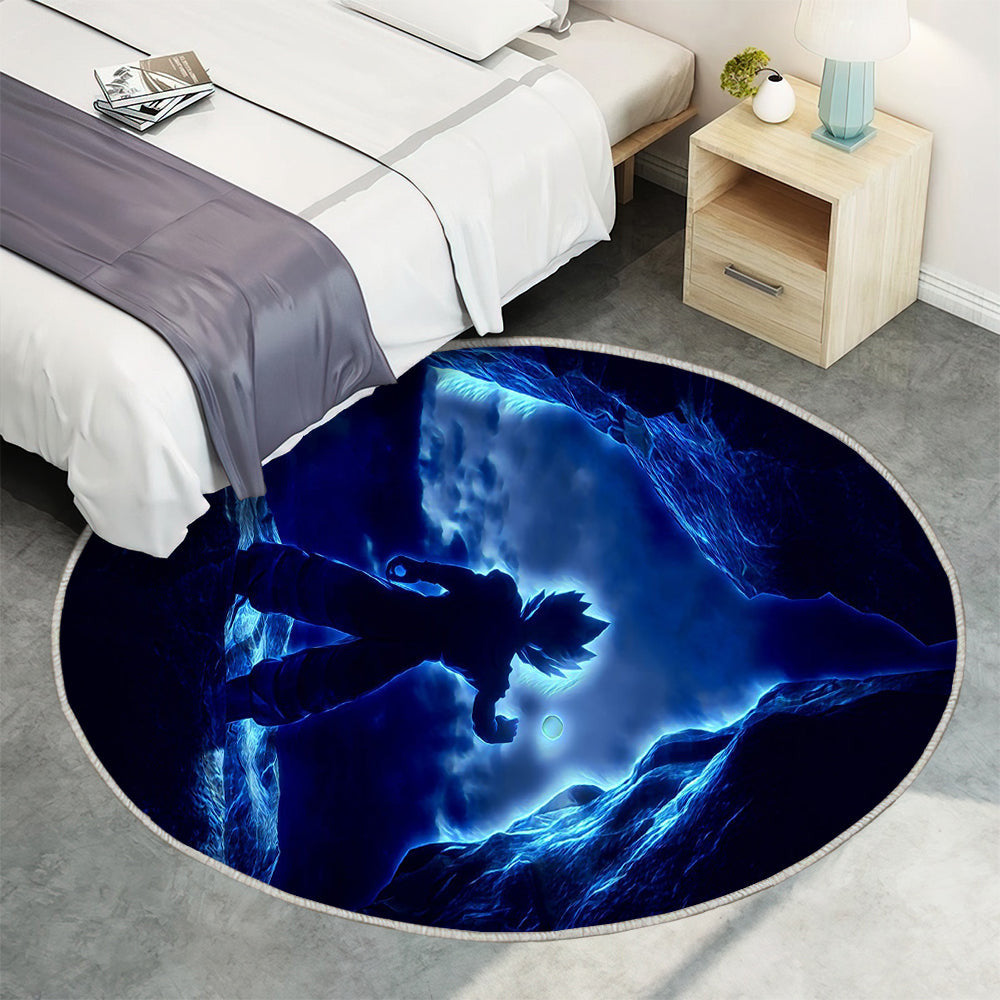 Son Goku Dragonball Teppich Rund, Teppiche - Anime Outdoor Teppich Rund, Teppich Wohnzimmer, Carpet, Rug
