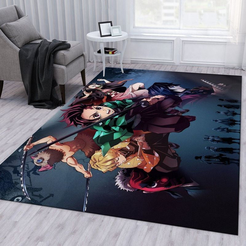 Anime Dämonentöter 1 Teppich, Teppiche - Outdoor Teppich, Teppich Wohnzimmer, Küchenteppich, Kinderzimmer, Modern