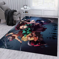 Anime Dämonentöter 1 Teppich, Teppiche - Outdoor Teppich, Teppich Wohnzimmer, Küchenteppich, Kinderzimmer, Modern