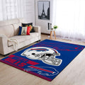Buffalo Bills Nfl Team Logo Helm rechteckiger Bereich Teppich, Teppiche - Outdoor Teppich, Teppich Wohnzimmer, Küchenteppich, Kinderzimmer, Modern