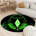 Werder Bremen Design Teppich Rund, Teppiche - Outdoor Teppich Rund, Teppich Wohnzimmer, Carpet, Rug