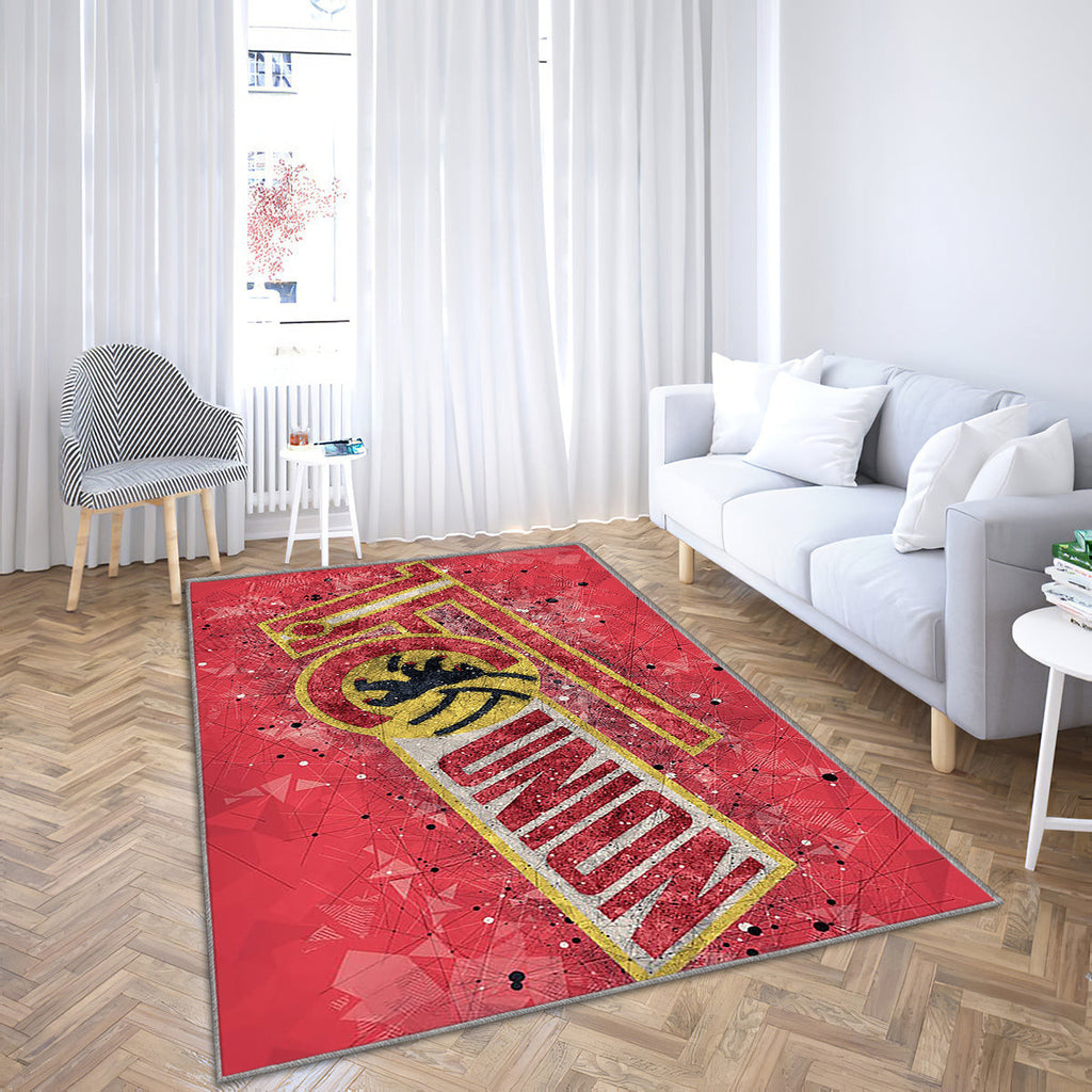 1 FC Union Berlin Deutscher Fußballverein Teppich, Teppiche - Outdoor Teppich, Teppich Wohnzimmer, Küchenteppich, Kinderzimmer, Modern