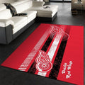 Detroit Red Wings NHL 2 Teppich, Teppiche - Outdoor Teppich, Teppich Wohnzimmer, Küchenteppich, Kinderzimmer, Modern