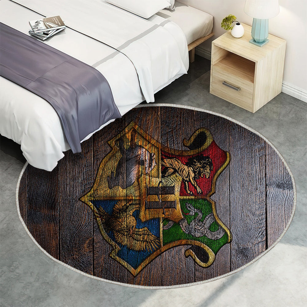 PS Teppich Rund, Teppiche - grifondoro Outdoor Teppich Rund, Harry Potter Teppich Wohnzimmer, Carpet, Rug