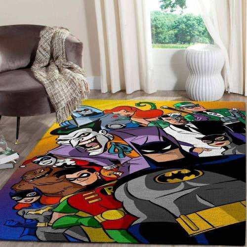 Batman Die Zeichentrickserie Teppich, Teppiche - Outdoor Teppich, Teppich Wohnzimmer, Küchenteppich, Kinderzimmer, Modern