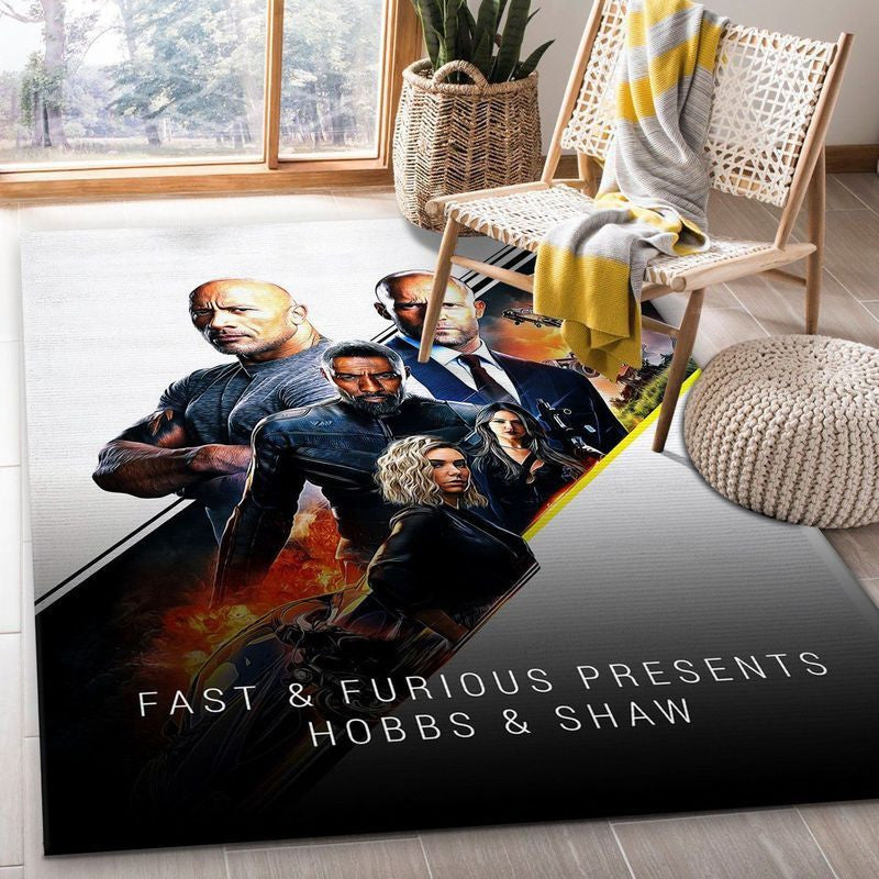 Schnelle und wütende Hobbs und Shaw Teppich, Teppiche - Outdoor Teppich, Teppich Wohnzimmer, Küchenteppich, Kinderzimmer, Modern