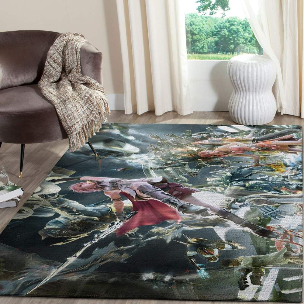 Spielbereich Final Fantasy Vii Remake Fn150123 Teppich, Teppiche - Outdoor Teppich, Teppich Wohnzimmer, Küchenteppich, Kinderzimmer, Modern