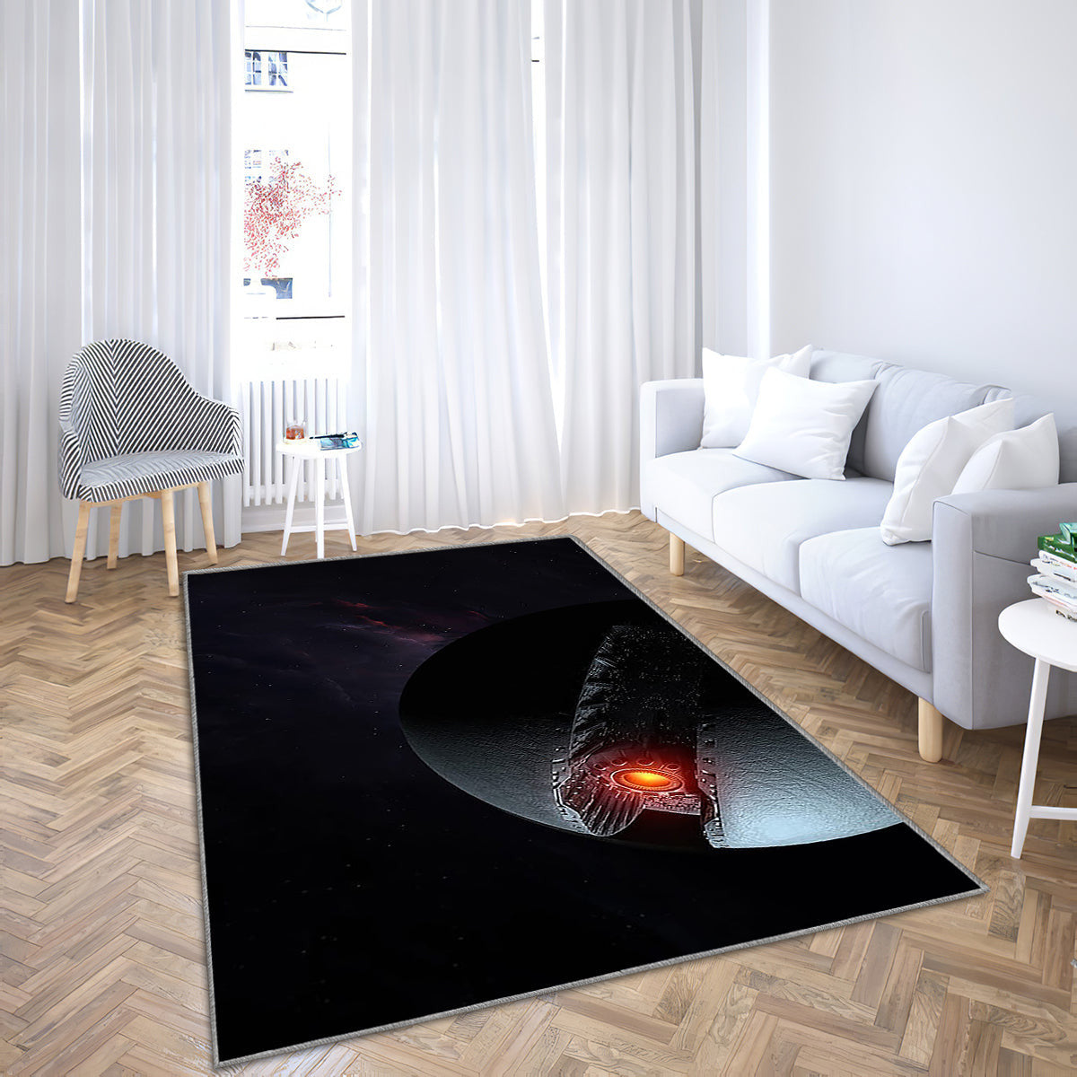 Starkiller Basis Star Wars Das Erwachen der Macht Teppich, Teppiche - Outdoor Teppich, Teppich Wohnzimmer, Küchenteppich, Kinderzimmer, Modern