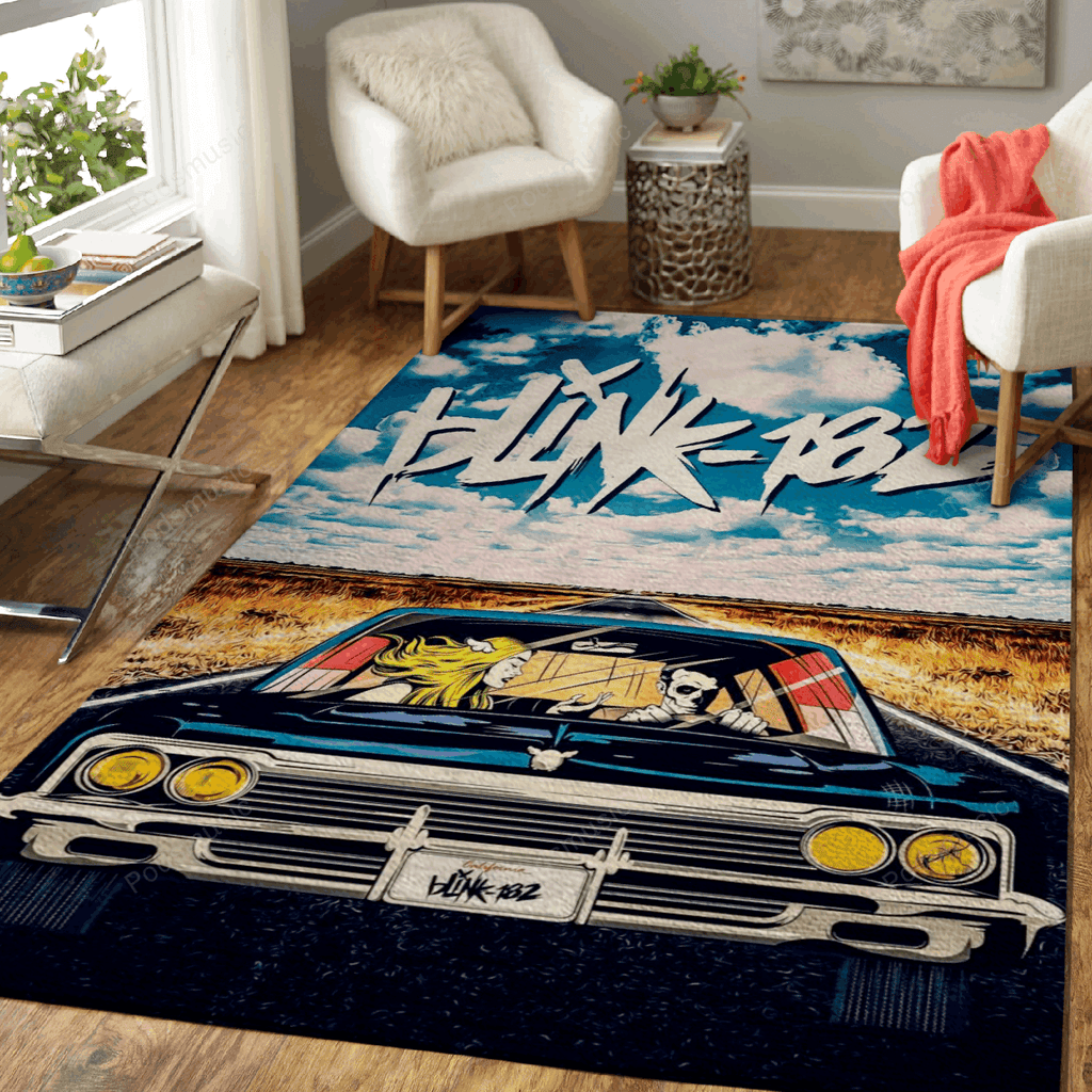 Blink 182 Musicworks für Fans Teppich, Teppiche - Outdoor Teppich, Teppich Wohnzimmer, Küchenteppich, Kinderzimmer, Modern