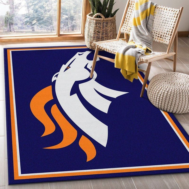 Denver Broncos NFL 23 Teppich, Teppiche - Outdoor Teppich, Teppich Wohnzimmer, Küchenteppich, Kinderzimmer, Modern