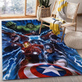 Avengers Marvel Comic Marvel Superhelden Teppich, Teppiche - Outdoor Teppich, Teppich Wohnzimmer, Küchenteppich, Kinderzimmer, Modern