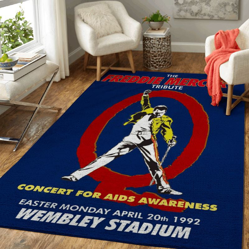 Freddie Mercury Sänger 21 Teppich, Teppiche - Outdoor Teppich, Teppich Wohnzimmer, Küchenteppich, Kinderzimmer, Modern