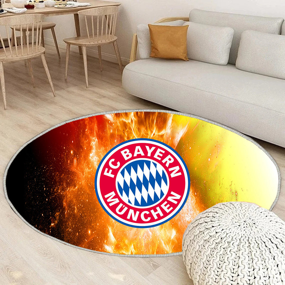 FC Bayern München 2017 Hintergrundbilder Teppich Rund, Teppiche - Outdoor Teppich Rund, Teppich Wohnzimmer, Carpet, Rug
