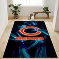 Chicago Bears Nfl-Logo-Bereich für Geschenk uns Geschenk-Dekor Teppich, Teppiche - Outdoor Teppich, Teppich Wohnzimmer, Küchenteppich, Kinderzimmer, Modern