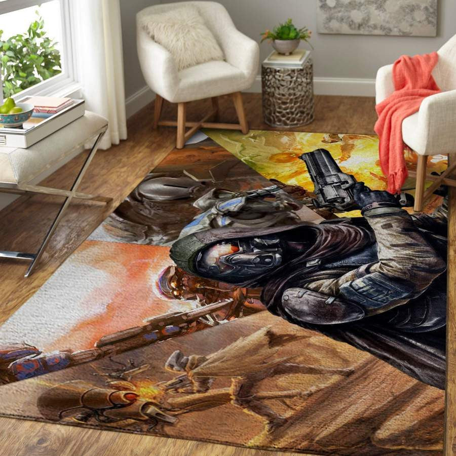 Destiny Hunter Gaming Gfd D30105 Teppich, Teppiche - Outdoor Teppich, Teppich Wohnzimmer, Küchenteppich, Kinderzimmer, Modern
