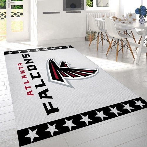 Atlanta Falcons Banner Nfl Logo Bereich für Geschenk Schlafzimmer uns Geschenk Teppich, Teppiche - Outdoor Teppich, Teppich Wohnzimmer, Küchenteppich, Kinderzimmer, Modern