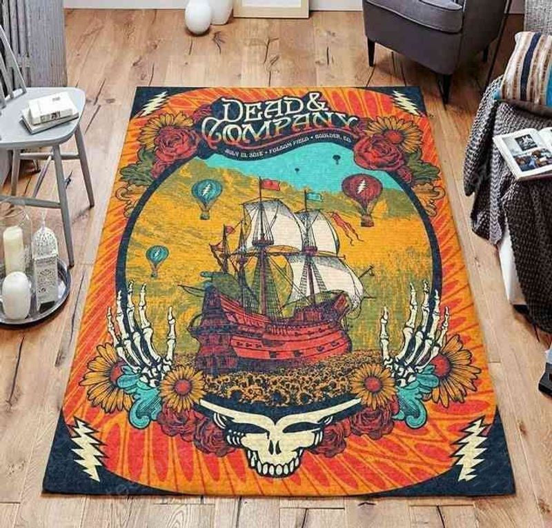 Grateful Dead Band 8 Teppich, Teppiche - Outdoor Teppich, Teppich Wohnzimmer, Küchenteppich, Kinderzimmer, Modern