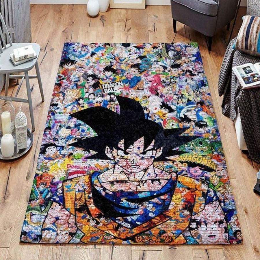 Dragon Ball Songoku Anime Manga Ofd D301011 Teppich, Teppiche - Outdoor Teppich, Teppich Wohnzimmer, Küchenteppich, Kinderzimmer, Modern