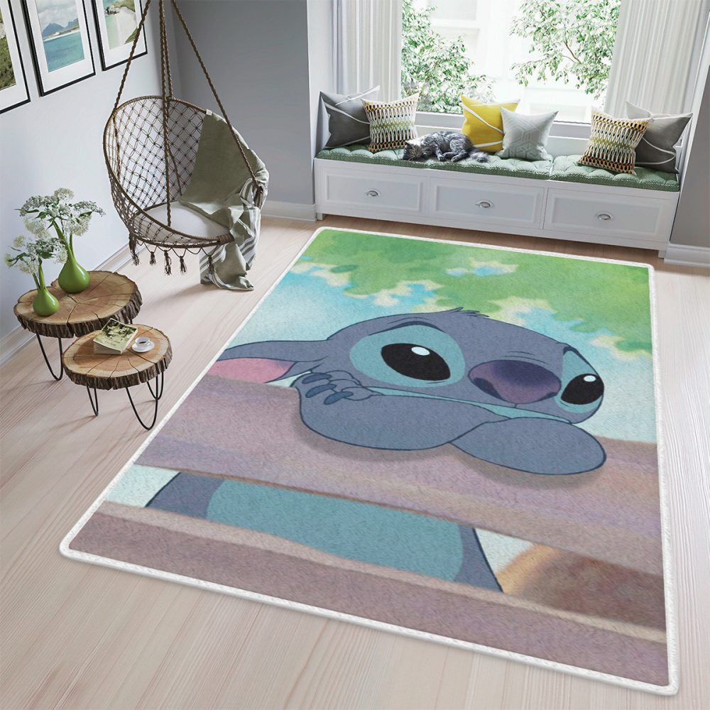 Disney Lilo Stich 001 Teppich, Teppiche - Outdoor Teppich, Teppich Wohnzimmer, Küchenteppich, Kinderzimmer, Modern