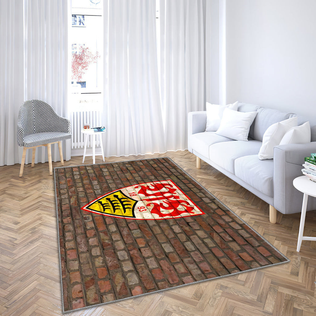 FC VfB Stuttgart Teppich, Teppiche - Outdoor Teppich, Teppich Wohnzimmer, Küchenteppich, Kinderzimmer, Modern
