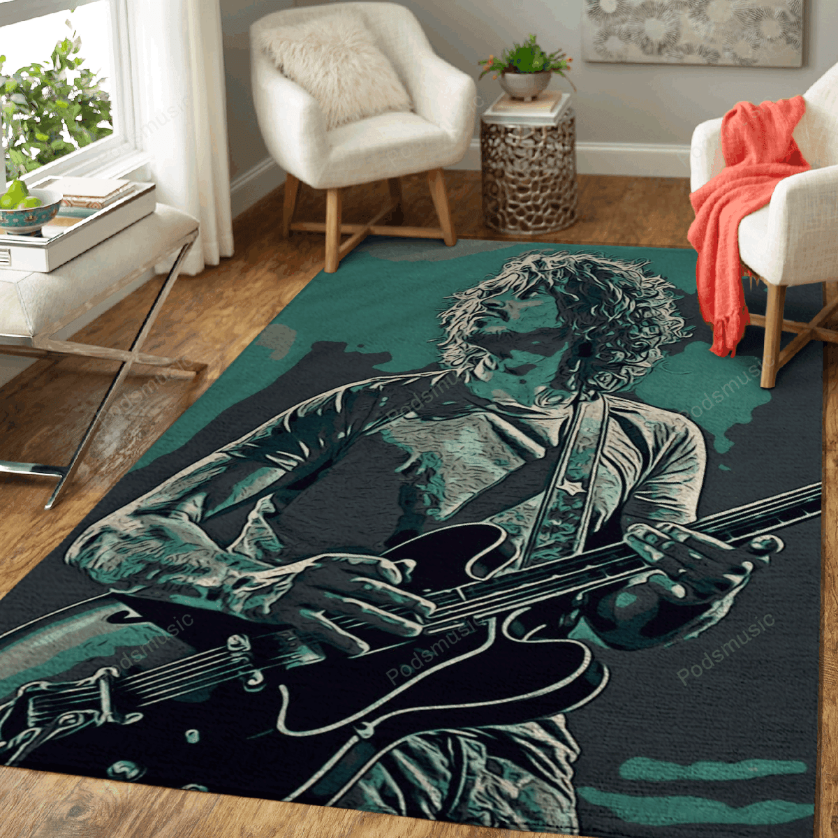 Chris Cornell 9 Musiker für Fans Teppich, Teppiche - Outdoor Teppich, Teppich Wohnzimmer, Küchenteppich, Kinderzimmer, Modern