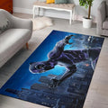 Black Panther Marvel-Comics Black Panther-Film Teppich, Teppiche - Outdoor Teppich, Teppich Wohnzimmer, Küchenteppich, Kinderzimmer, Modern