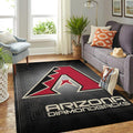 Arizona Diamondbacks Mlb-Bereichs-Team-Logo-Sport Teppich, Teppiche - Outdoor Teppich, Teppich Wohnzimmer, Küchenteppich, Kinderzimmer, Modern