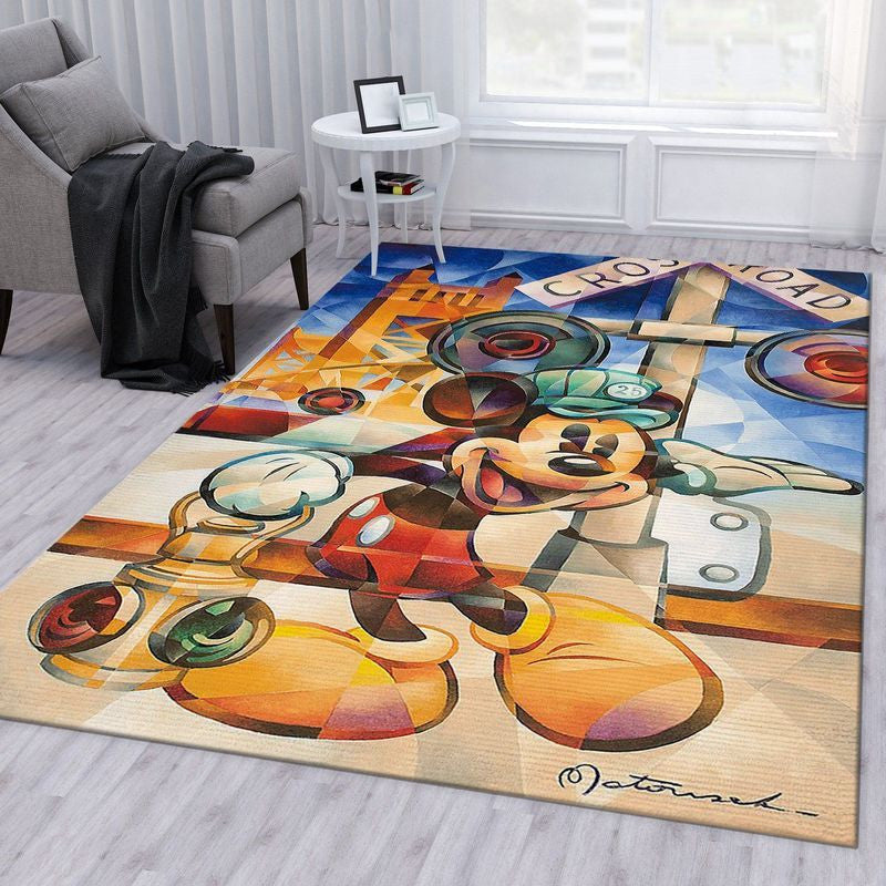 Disney Mickey glücklicher Ingenieur Teppich, Teppiche - Outdoor Teppich, Teppich Wohnzimmer, Küchenteppich, Kinderzimmer, Modern