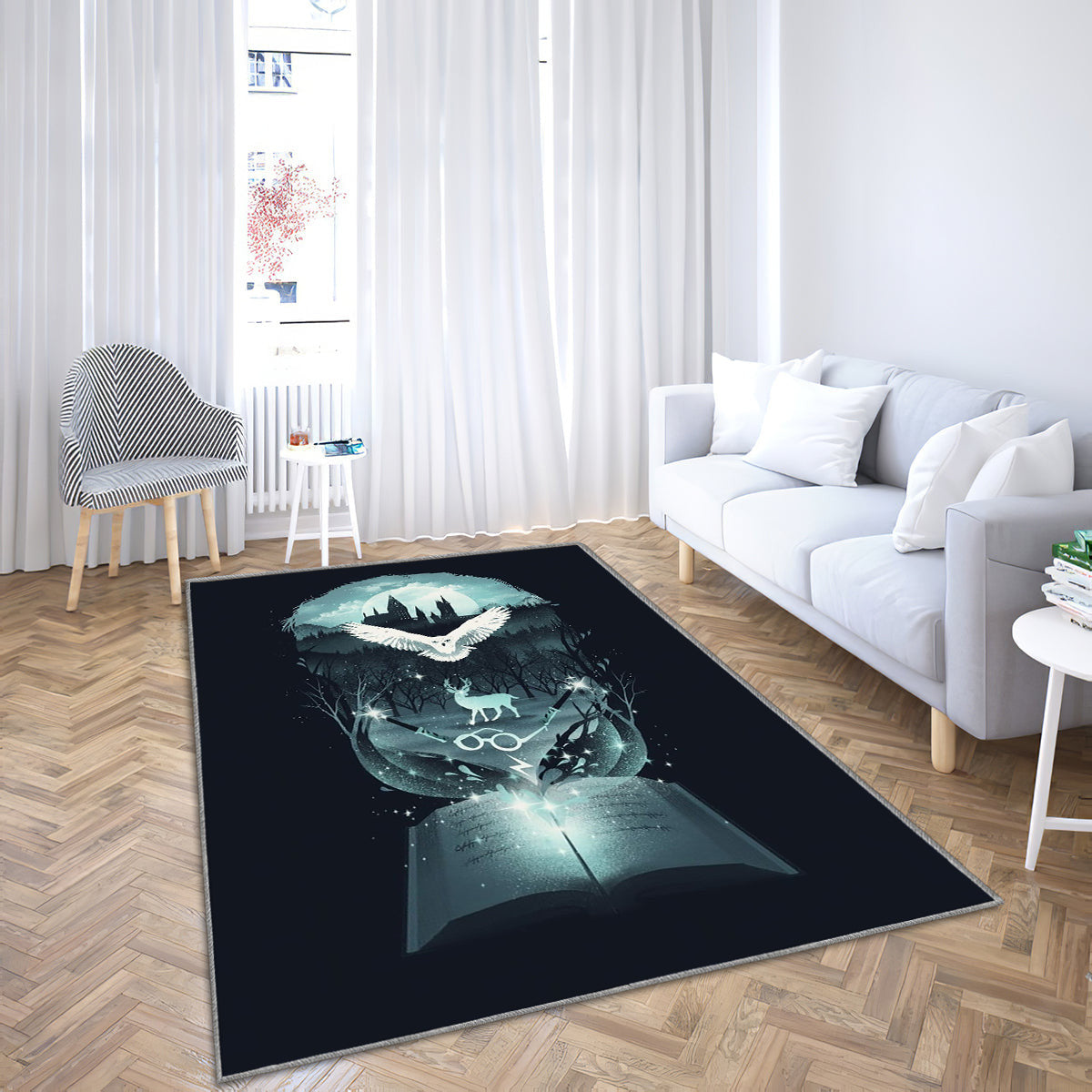 Harry Potter für immer Teppich, Teppiche - Harry Potter Outdoor Teppich, Teppich Wohnzimmer, Küchenteppich, Kinderzimmer, Modern