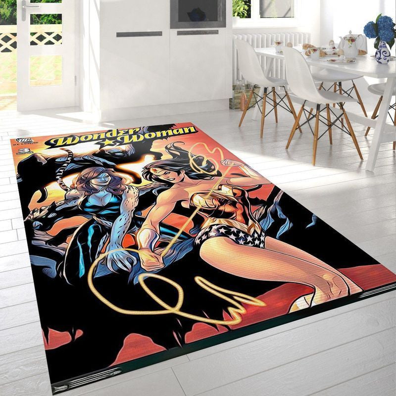 DC Comics Die Cheetah Wonder Woman Teppich, Teppiche - Outdoor Teppich, Teppich Wohnzimmer, Küchenteppich, Kinderzimmer, Modern