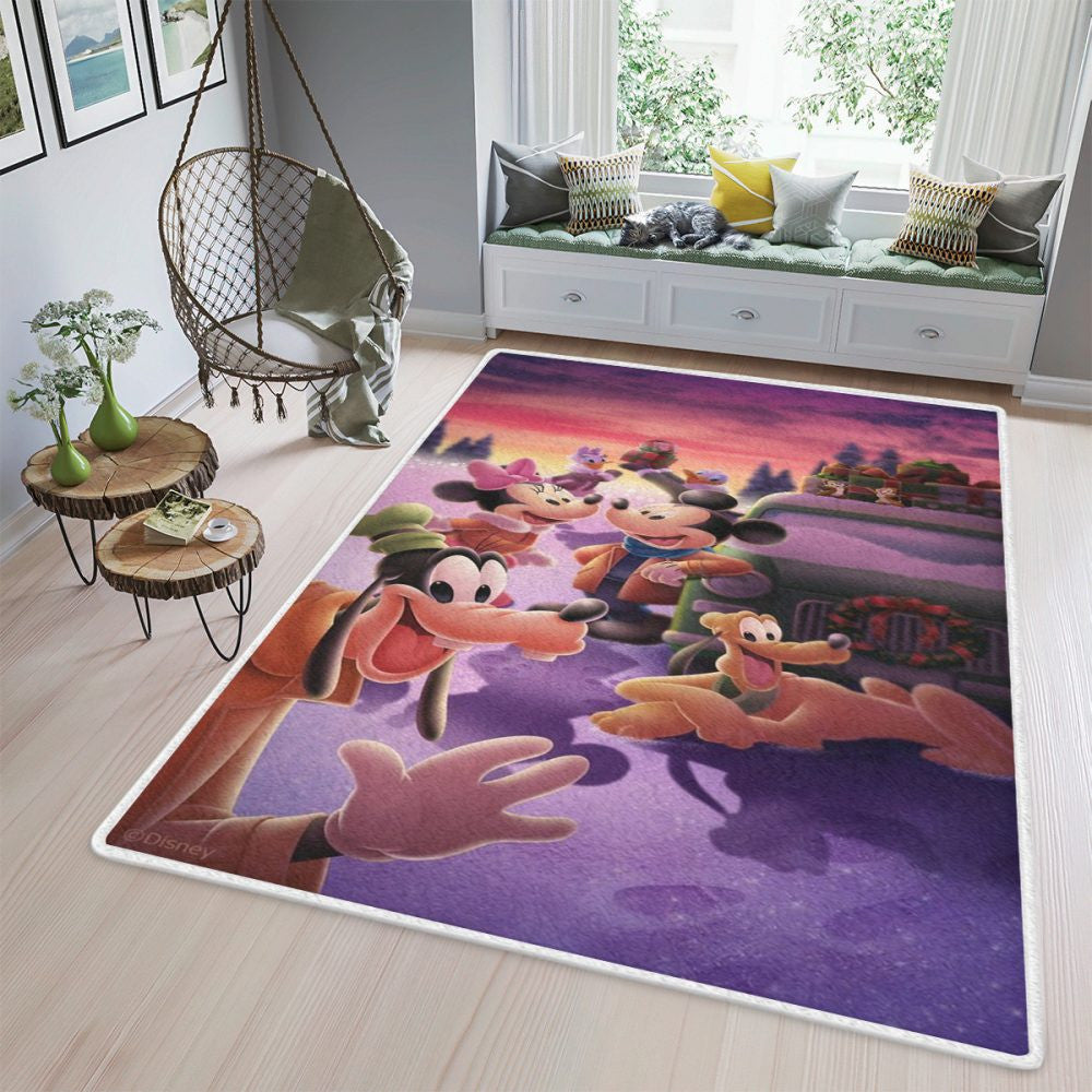 Disney Micky Maus und seine Freunde Teppich, Teppiche - Outdoor Teppich, Teppich Wohnzimmer, Küchenteppich, Kinderzimmer, Modern